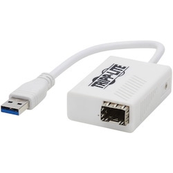 Tripp Lite by Eaton USB 3.2 Gen 1 to Fiber Optic Gigabit Ethernet Adapter, Open SFP Port for Singlemode/Multimode, 1310 nm, LC