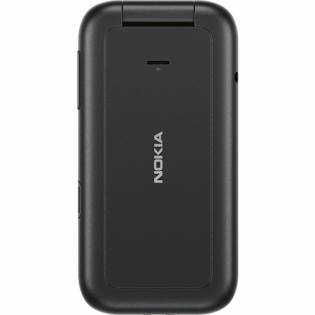 Nokia 2660 Flip 128 MB Feature Phone - 2.8" Flexible Folding Screen TFT LCD QVGA 240 x 320 - Cortex A71 GHz - 48 MB RAM - Series 30+ - 4G - Black