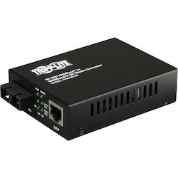 Tripp Lite by Eaton Gigabit Multimode Fiber to Ethernet Media Converter 10/100/1000 to 1000BaseLX SC 2km 1310nm