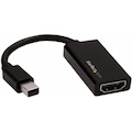 StarTech.com Mini DisplayPort to HDMI Adapter, Active Mini DP 1.4 to HDMI 2.0 Video Converter for Monitor/Display, 4K 60Hz, mDP to HDMI