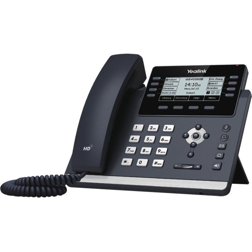 Buy Yealink Sip T43u Ip Phone Corded Corded Wall Mountable