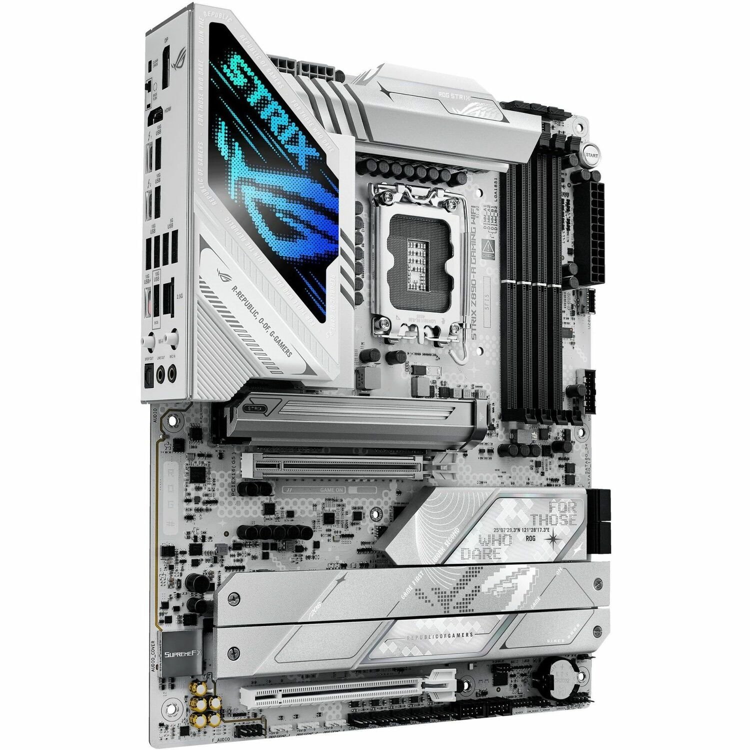 Asus ROG Strix Z890-A GAMING WIFI Gaming Desktop Motherboard - Intel Z890 Chipset - Socket LGA-1851 - ATX