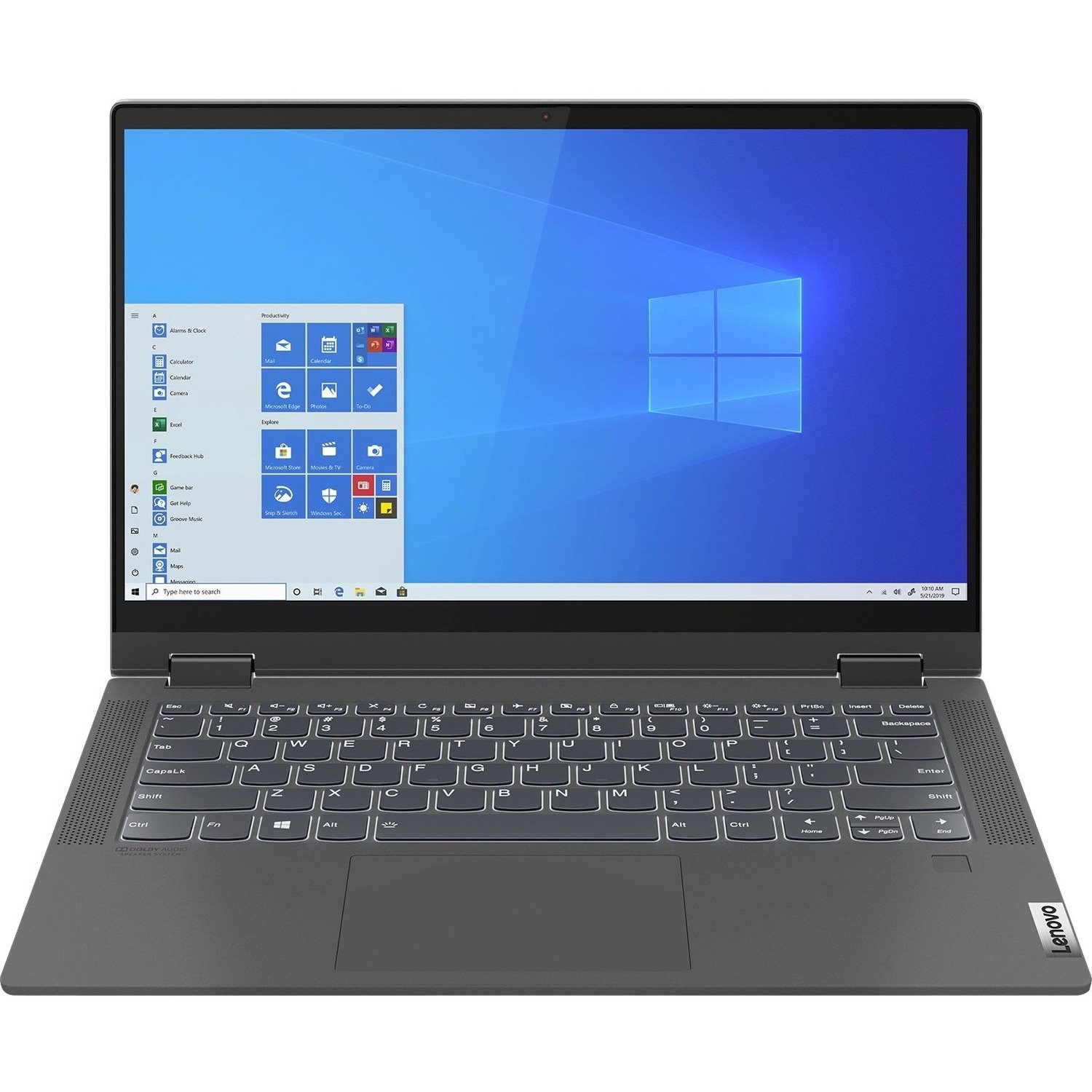 Lenovo IdeaPad Flex 5-14IIL-05 81X1000AUS 14" Touchscreen 2 in 1 Notebook - Full HD - 1920 x 1080 - Intel Core i5 10th Gen i5-1035G1 Quad-core (4 Core) 1 GHz - 8 GB Total RAM - 512 GB SSD - Graphite Gray