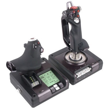 Saitek X52 Professional H.O.T.A.S. Part-Metal Throttle and Stick Simulation Controller