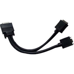 Matrox RGBOE9-E LFH60 to HD15 Dual-Monitor Cable Adapter