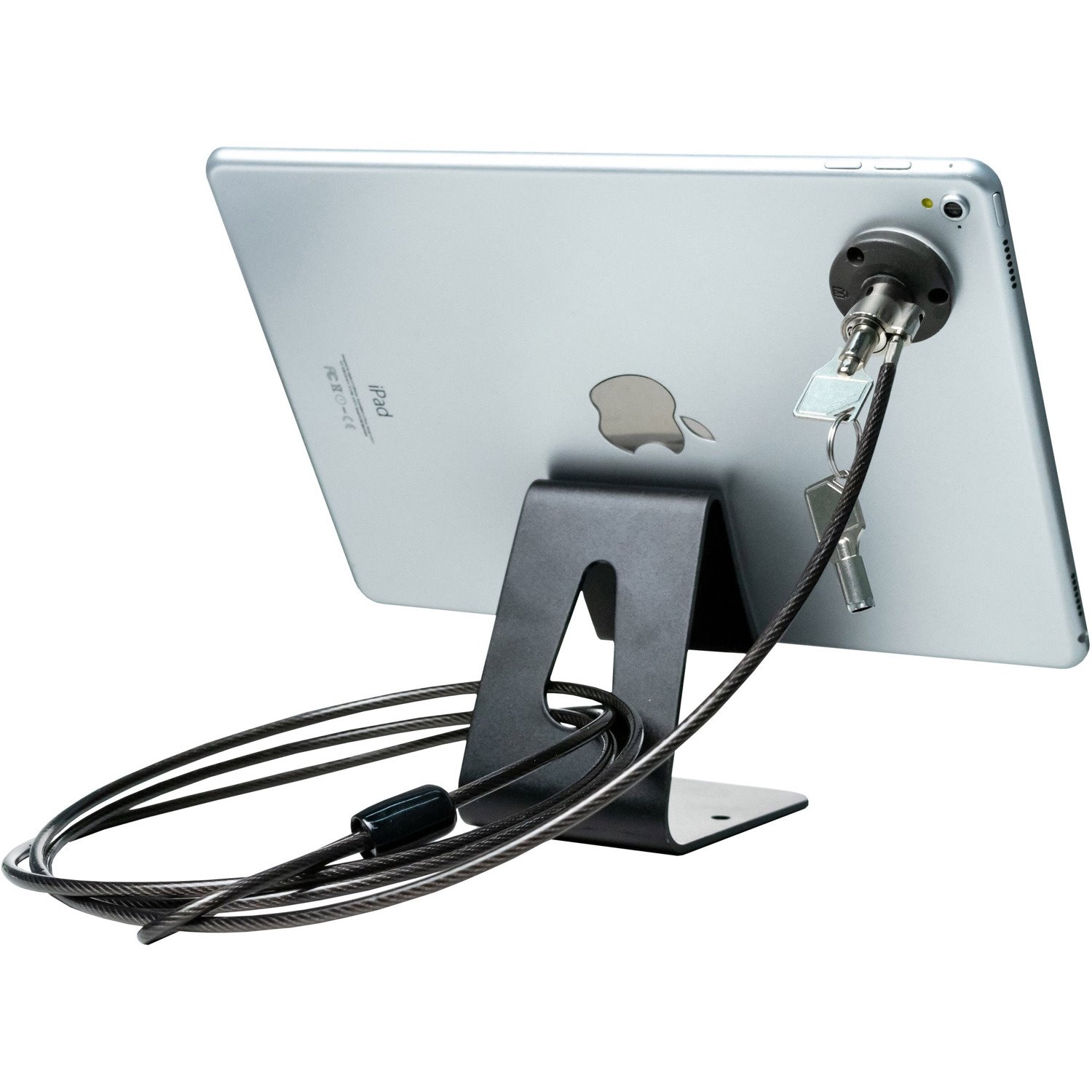 CTA Digital Tablet Desktop Security Kit with Display Stand and Theft-Deterrent Cable