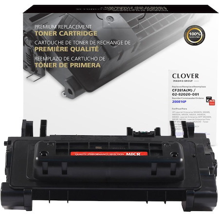 Clover Technologies Remanufactured MICR Laser Toner Cartridge - Alternative for HP CF281A - Black - 1 Pack
