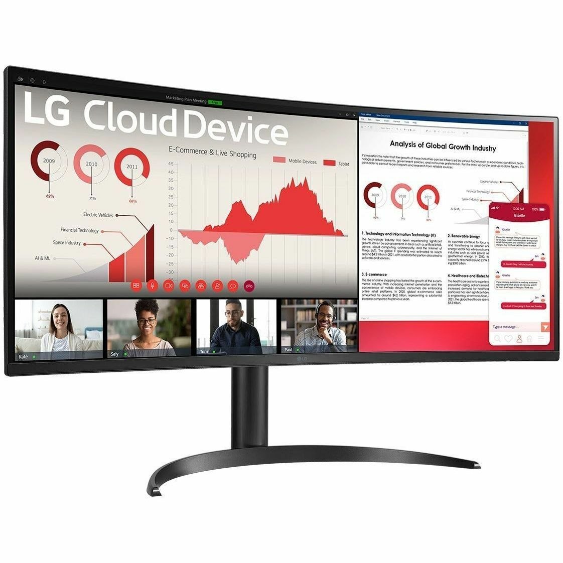 LG 34CR650N-6N All-in-One Thin Client - Intel Celeron N5105 Quad-core (4 Core) 2 GHz - Textured Black