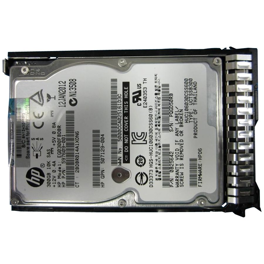 HPE Ingram Micro Sourcing 300 GB Hard Drive - 2.5" Internal - SAS (6Gb/s SAS)