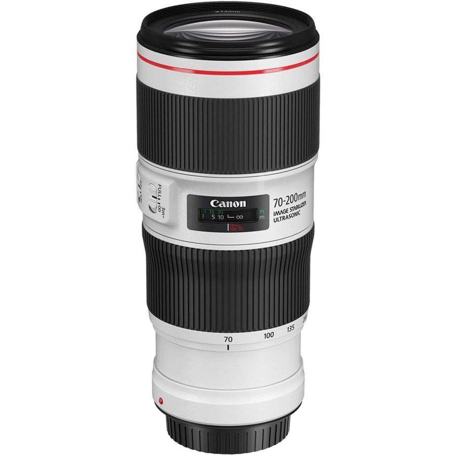 Canon - 70 mm to 200 mm - f/32 - f/4 - Telephoto Zoom Lens for Canon EF