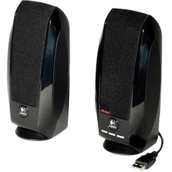 Logitech S150 2.0 Portable Speaker System - 1.20 W RMS - Black