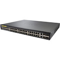 Cisco 350 SF350-48MP 48 Ports Manageable Ethernet Switch - Gigabit Ethernet, Fast Ethernet - 10/100Base-TX, 1000Base-X, 10/100/1000Base-TX