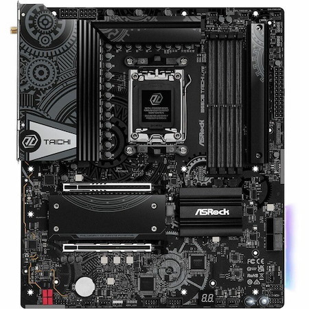 ASRock B650E Taichi Lite Gaming Desktop Motherboard - AMD B650 Chipset - Socket AM5 - Extended ATX
