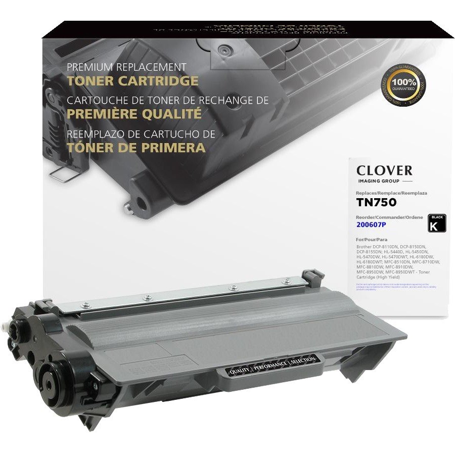 Clover Imaging Remanufactured High Yield Toner Cartridge for Brother TN750