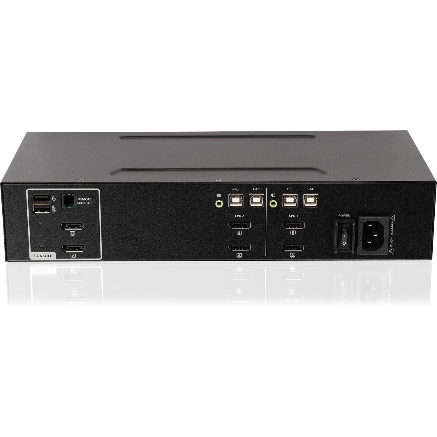 IOGEAR 2-Port Dual View DisplayPort Secure KVM Switch w/Audio and CAC Support