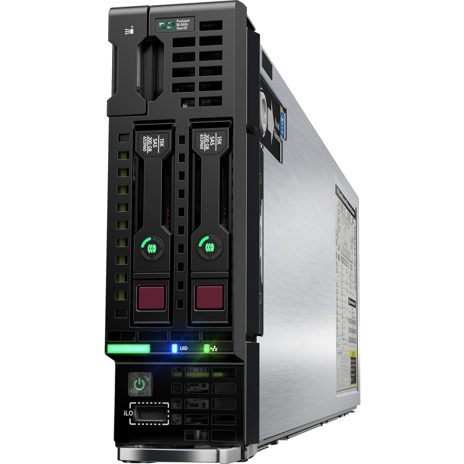 HPE ProLiant BL460c G10 Blade Server - 1 x Intel Xeon Silver 4108 1.80 GHz - 16 GB RAM - Serial ATA Controller