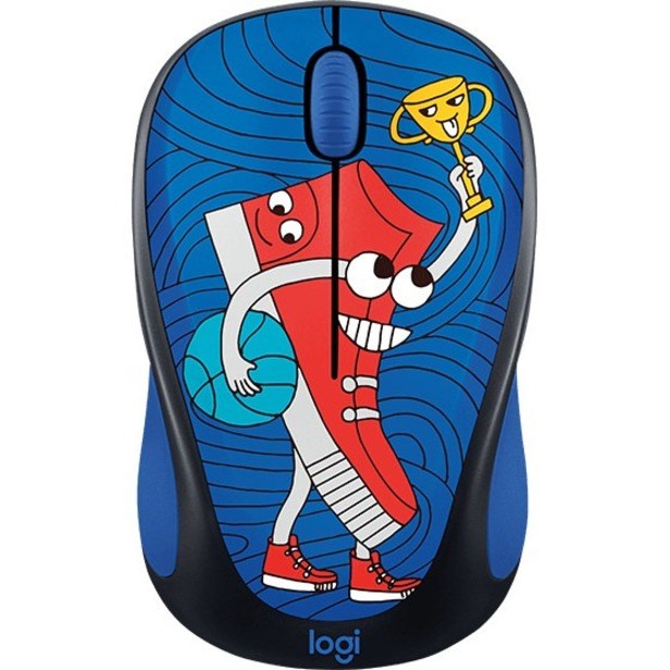 Logitech DOODLE COLLECTION M238 Mouse - Radio Frequency - USB - Optical - 3 Button(s)