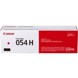 Canon 054H Original High Yield Laser Toner Cartridge - Magenta - 1 Pack