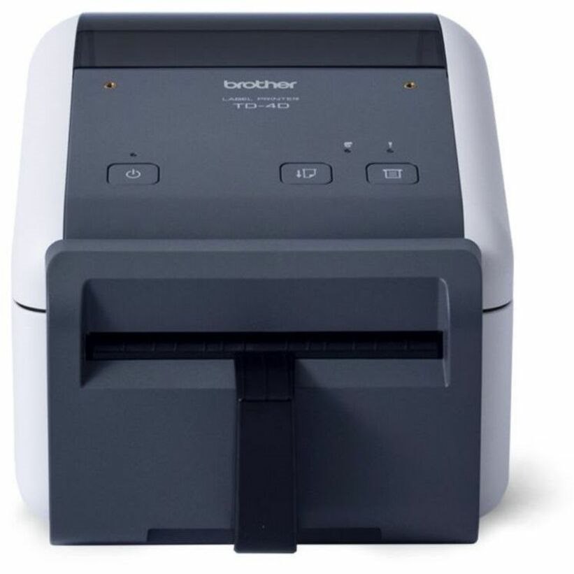 Brother TD-4420DNFC Desktop Direct Thermal Printer - Monochrome - Label Print - Ethernet - USB - Serial - With Cutter