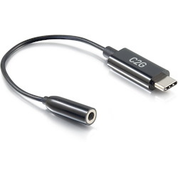 C2G USB C to 3.5mm Audio Adapter - USB C to AUX Cable - USB C to Headphone Jack
