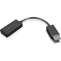 Lenovo 22.35 cm DisplayPort/HDMI A/V Cable for Audio/Video Device, Monitor, Projector