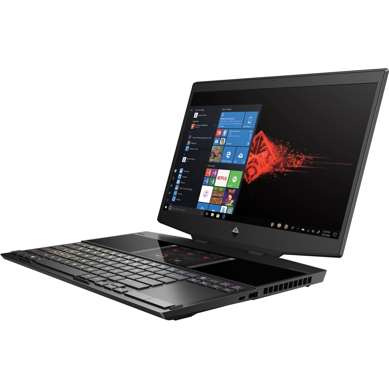 HP OMEN X 15-dg0000 15-dg0027tx 39.6 cm (15.6") Gaming Notebook - 1920 x 1080 - Intel Core i7 9th Gen i7-9750H Hexa-core (6 Core) 2.60 GHz - 32 GB Total RAM - 1 TB SSD - Shadow Black