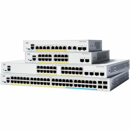 Cisco Catalyst 1300 C1300-48FP-4X 48 Ports Manageable Ethernet Switch - Gigabit Ethernet, 10 Gigabit Ethernet - 10/100/1000Base-T, 10GBase-X