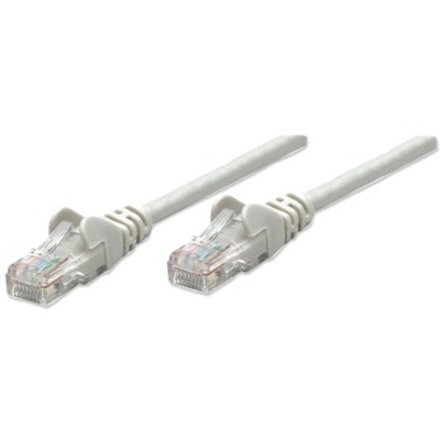 Network Patch Cable, Cat5e, 0.5m, Grey, CCA, U/UTP, PVC, RJ45, Gold Plated Contacts, Snagless, Booted, Lifetime Warranty, Polybag