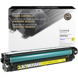 Clover Technologies Remanufactured Laser Toner Cartridge - Alternative for HP 650A (CE272A) - Yellow Pack