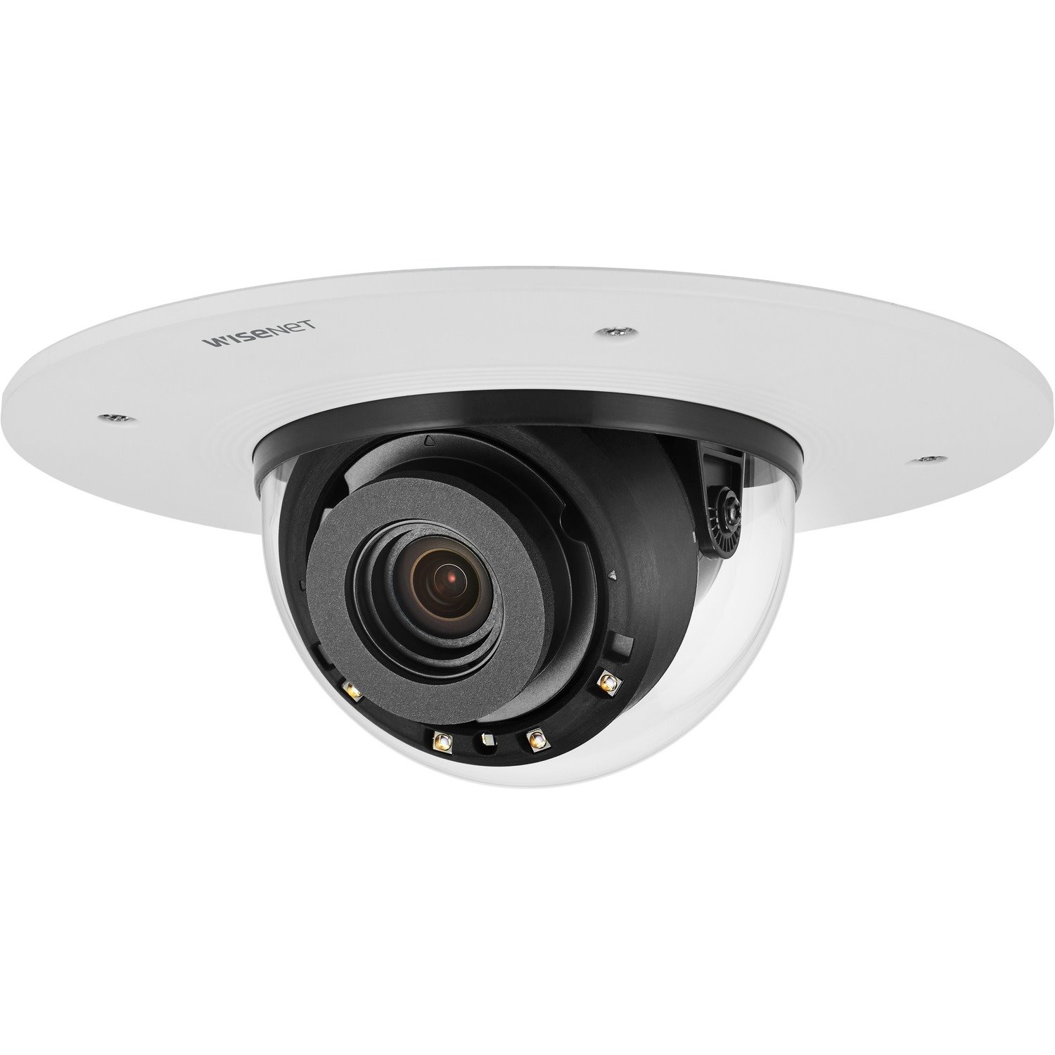 Hanwha Techwin PND-A9081RF 8 Megapixel Indoor 4K Network Camera - Color - Dome - White