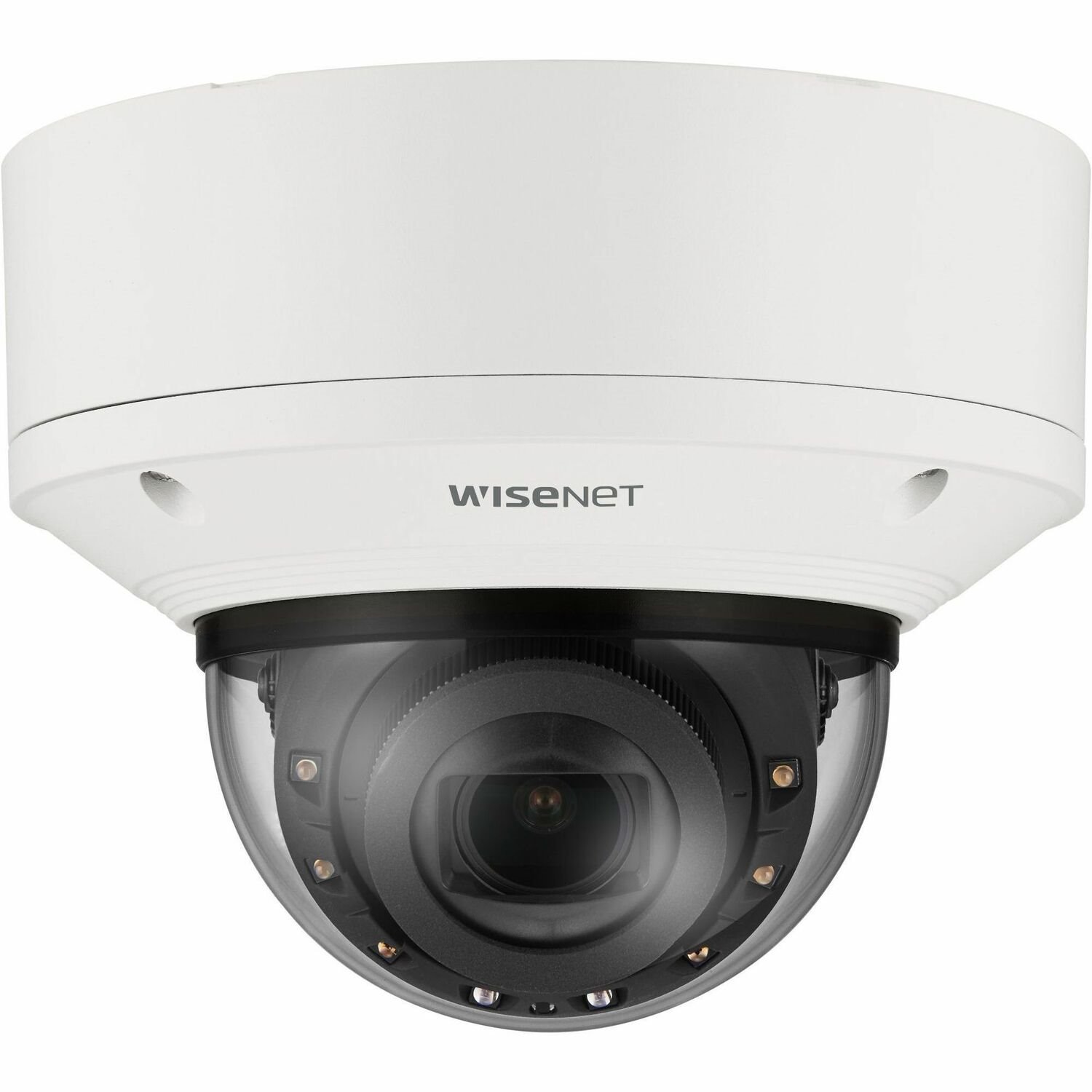 Wisenet XNV-8093R 6 Megapixel Outdoor Network Camera - Color - Dome - White - TAA Compliant