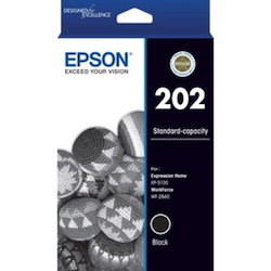 Epson 202 Original Standard Yield Inkjet Ink Cartridge - Black - 1 Pack