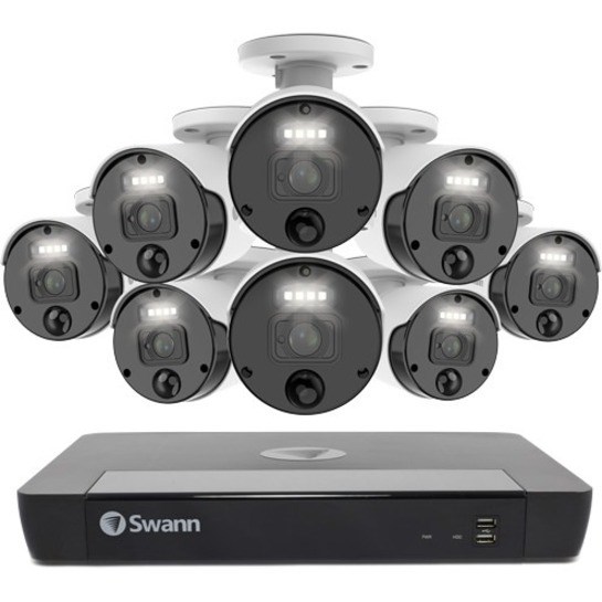 Swann Master 16 Channel Night Vision Wired Video Surveillance System 2 TB HDD