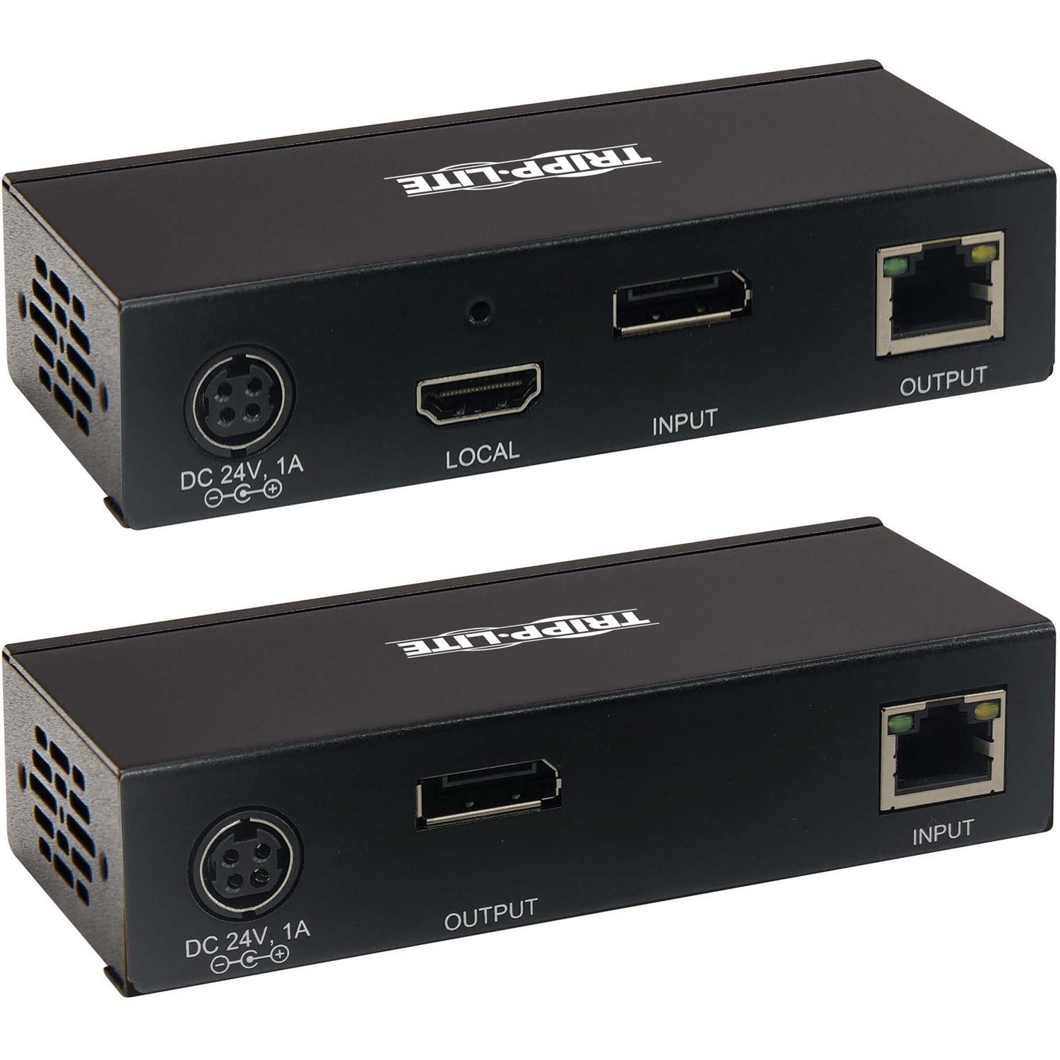 Tripp Lite by Eaton DisplayPort over Cat6 Extender Kit, KVM Support, USB, 4K, DP1.2a, PoC, HDCP 2.2, 230 ft. (70 m), TAA