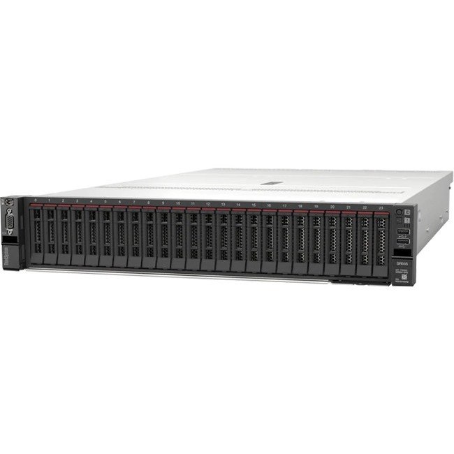 Lenovo ThinkSystem SR665 7D2VA06KEA 2U Rack Server - 1 x AMD EPYC 7203 2.80 GHz - 32 GB RAM - Serial ATA, 12Gb/s SAS Controller