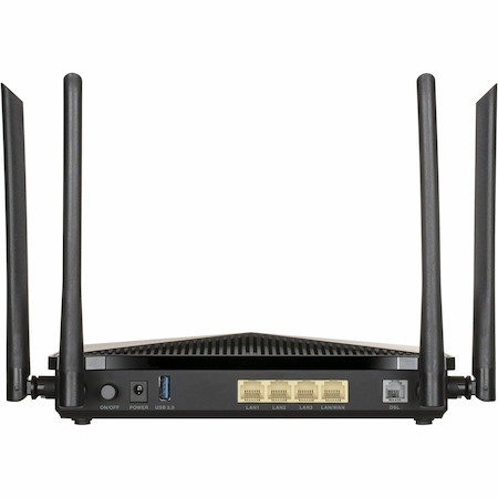 D-Link DSL-245GE Wi-Fi 5 IEEE 802.11a/b/g/n/ac VDSL2, ADSL2+, DSL Modem/Wireless Router