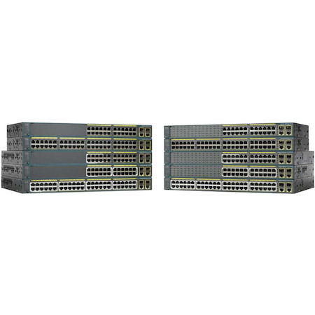Cisco Catalyst 2960-Plus 2960-Plus 24LC-L 24 Ports Manageable Ethernet Switch - 10/100Base-TX