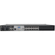Tripp Lite by Eaton NetDirector 16-Port Cat5 KVM over IP Switch - Virtual Media, 2 Remote + 1 Local User, 1U Rack-Mount, TAA