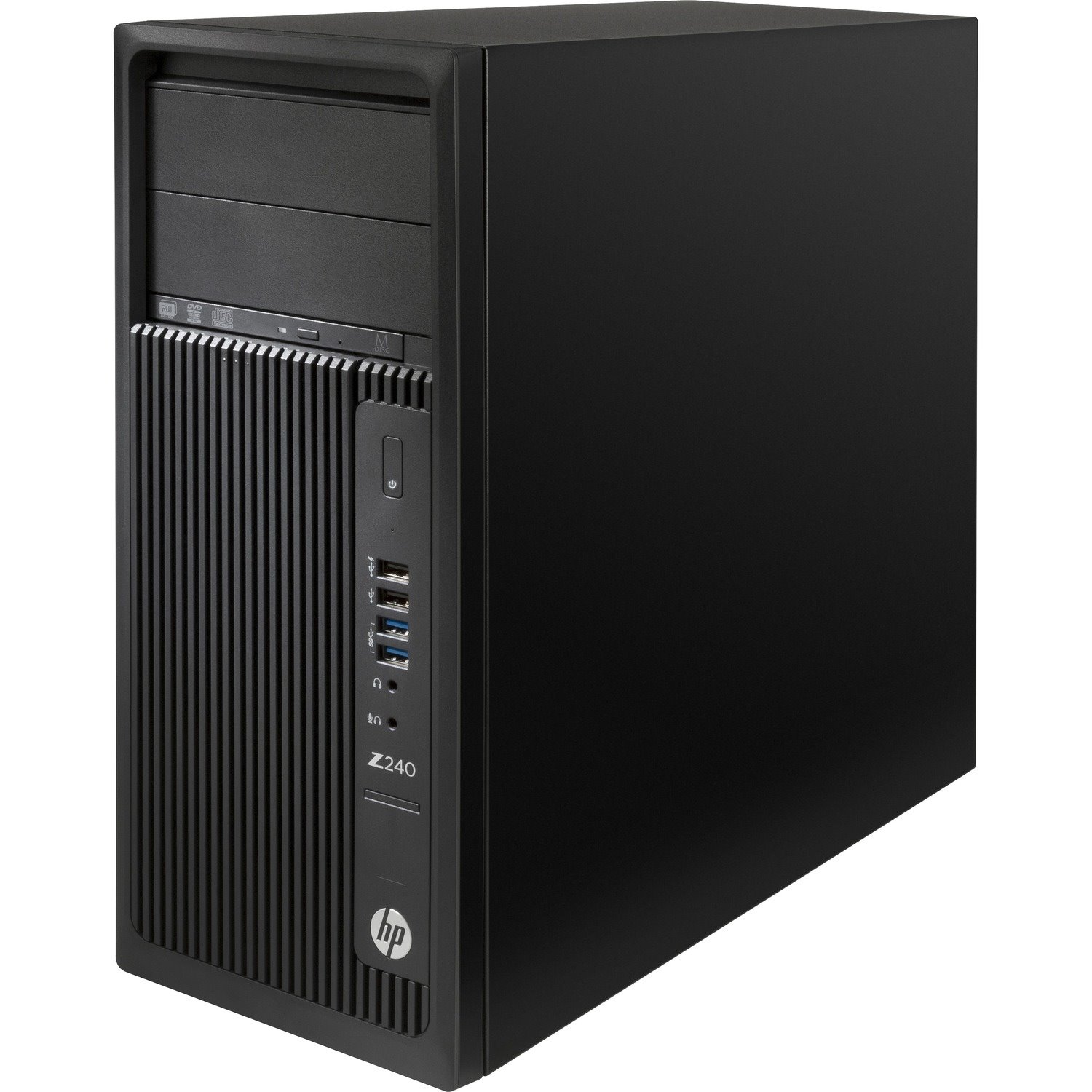 HP Z240 Workstation - 1 x Intel Xeon E3-1245 v5 - 8 GB - 256 GB SSD - Mini-tower - Black