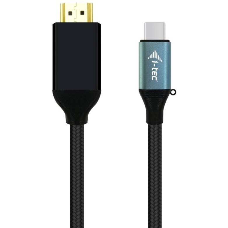 i-tec 2 m HDMI/USB-C A/V Cable for Audio/Video Device, Computer, Monitor - 1