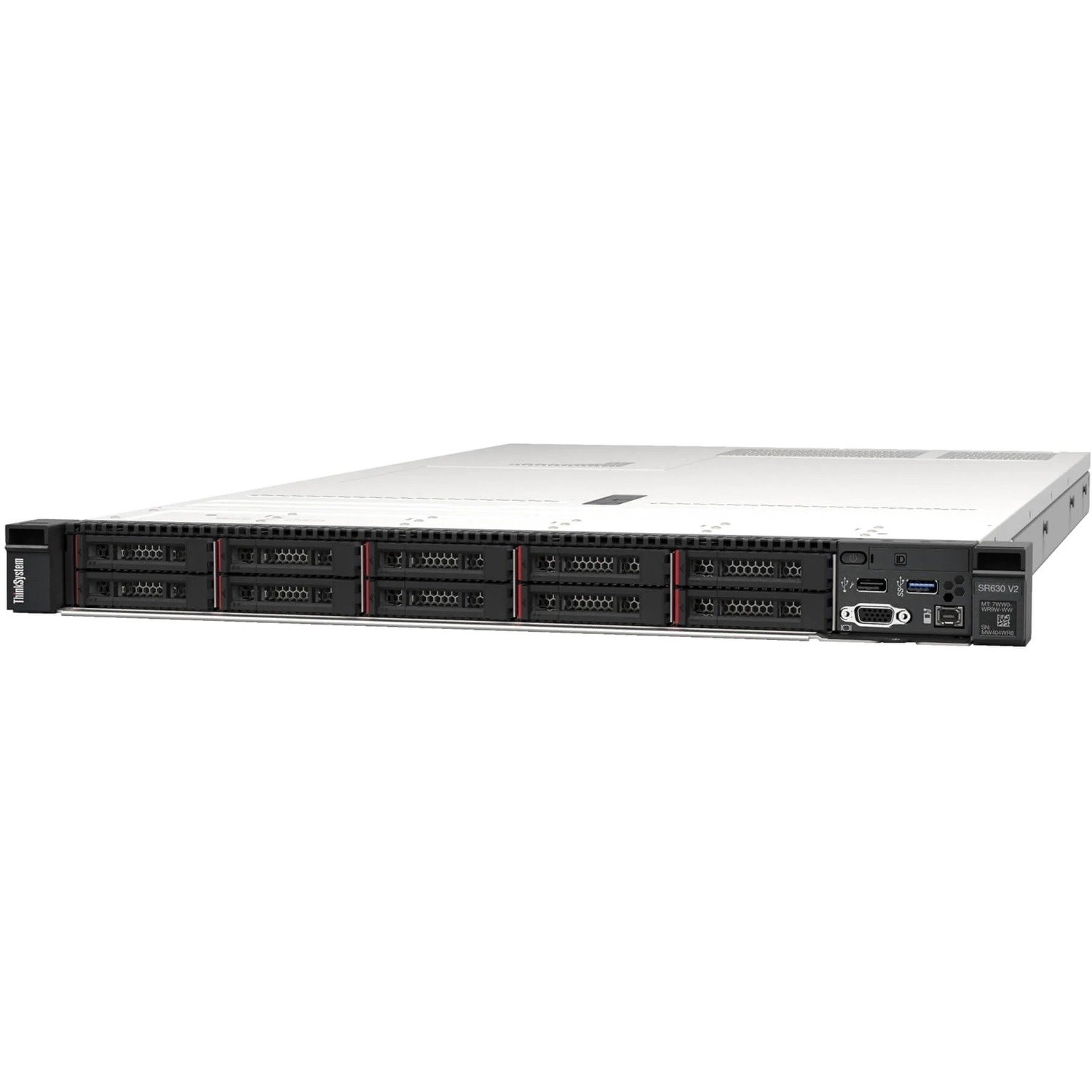 Lenovo ThinkSystem SR630 V2 7Z71A068EA 1U Rack Server - 1 x Intel Xeon Silver 4309Y 2.80 GHz - 32 GB RAM - 960 GB SSD - (2 x 480GB) SSD Configuration - Serial ATA/600, 12Gb/s SAS Controller