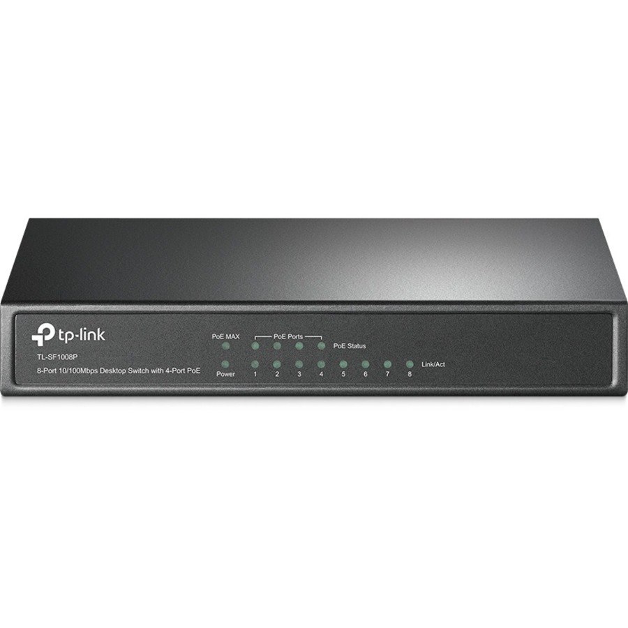 TP-Link TL-SF1008P 8 Ports Ethernet Switch - Fast Ethernet - 10/100Base-TX