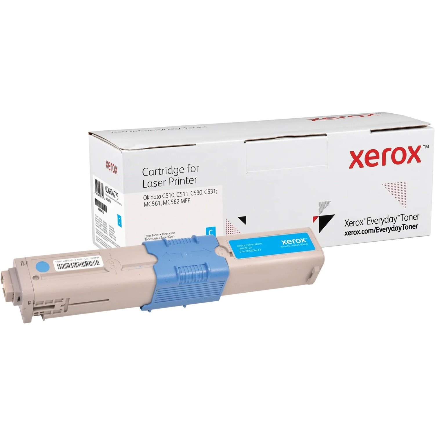 Xerox High Yield Laser Toner Cartridge - Alternative for Okidata (44469724) - Cyan Pack