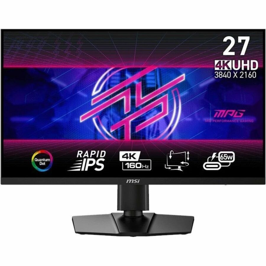 MSI MPG 274URF QD 27" Class 4K UHD Gaming LED Monitor - 16:9 - Metallic Black