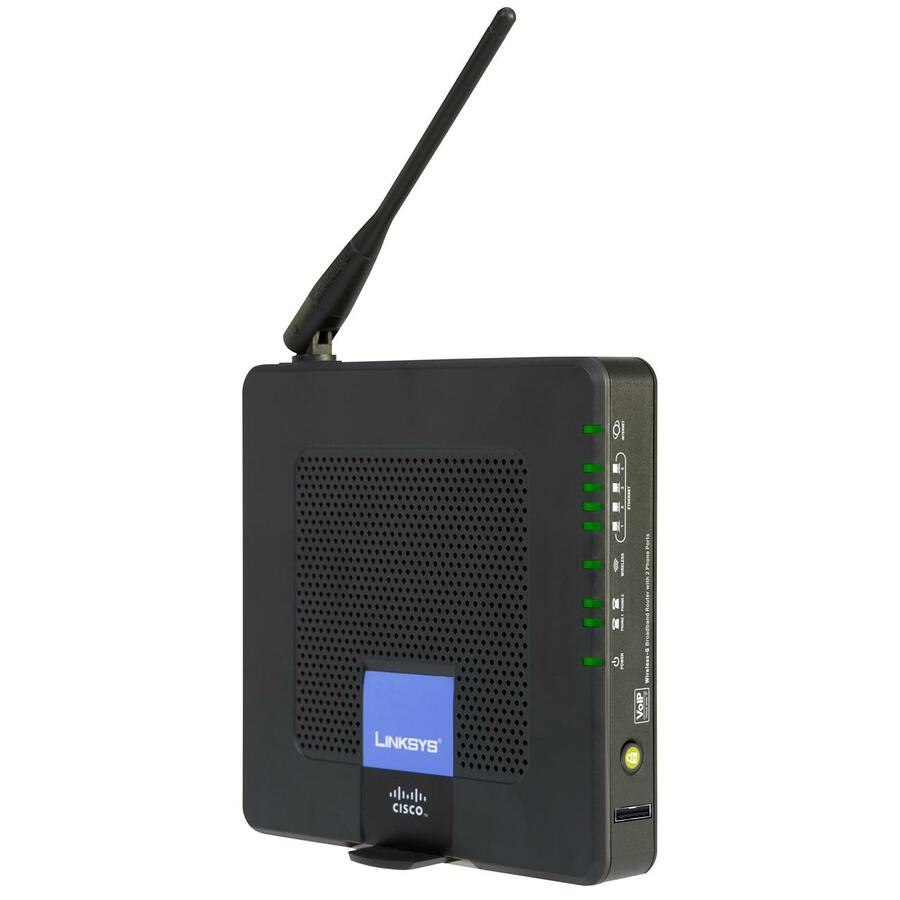 Cisco WRP400  IEEE 802.11b/g  Wireless Router - Refurbished