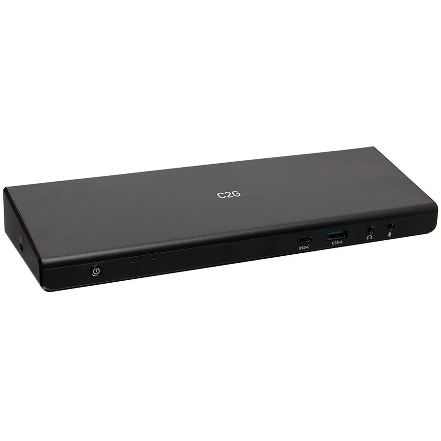 C2G USB C Docking Station - Triple Display Docking Station with HDMI, USB, Ethernet, and DP - Power Delivery up to 85W