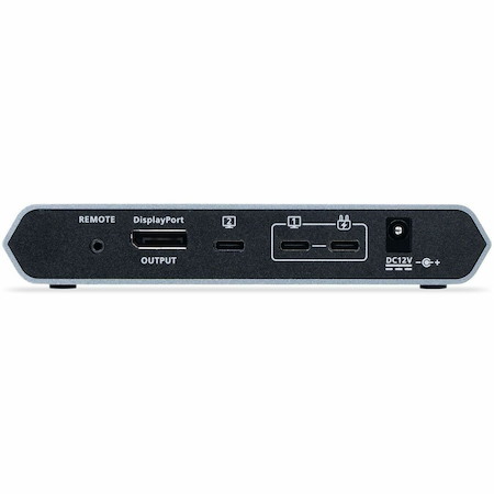 IOGEAR 2-Port 4K USB-C Desktop KVM with DisplayPort output and USB peripheral