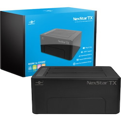 Vantec NexStar TX NST-D428S3-BK Drive Enclosure SATA/600 - USB 3.0 Type B Host Interface - UASP Support External