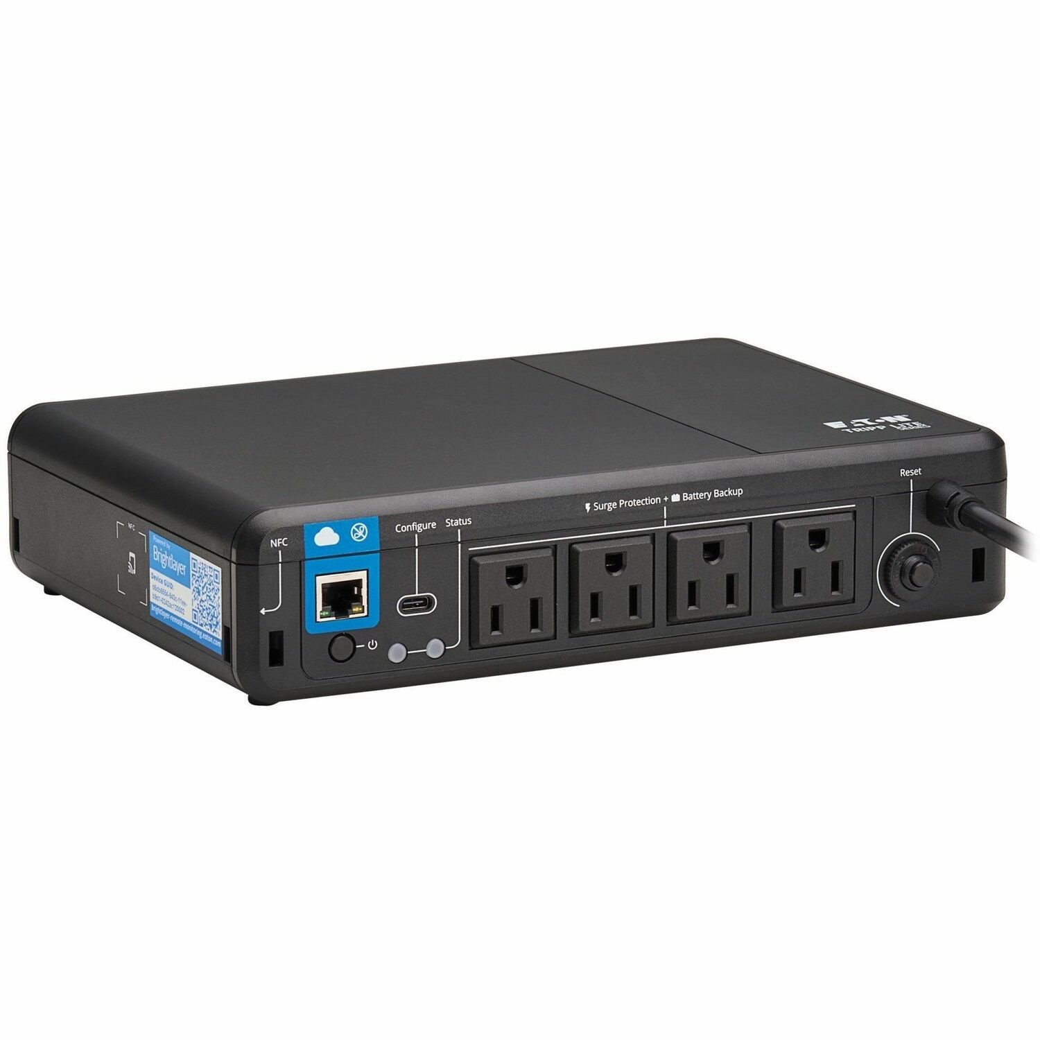 Eaton Tripp Lite Series 600VA 300W 120V Standby Cloud-Connected UPS with Remote Monitoring 4 NEMA 5-15R Battery Backup