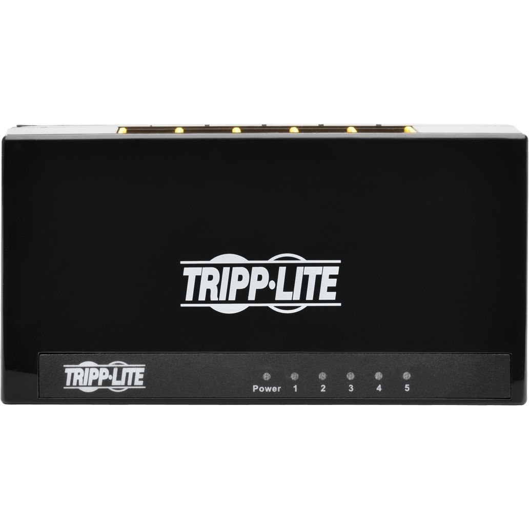 Tripp Lite by Eaton 5-Port 10/100/1000 Mbps Desktop Gigabit Ethernet Unmanaged Switch